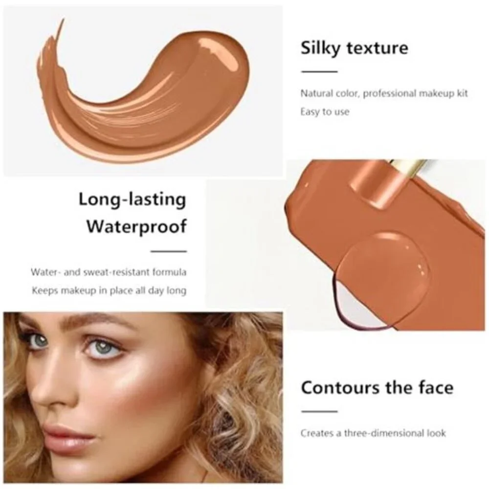 6 Colors Cream Contour Stick Makeup Contour Kit